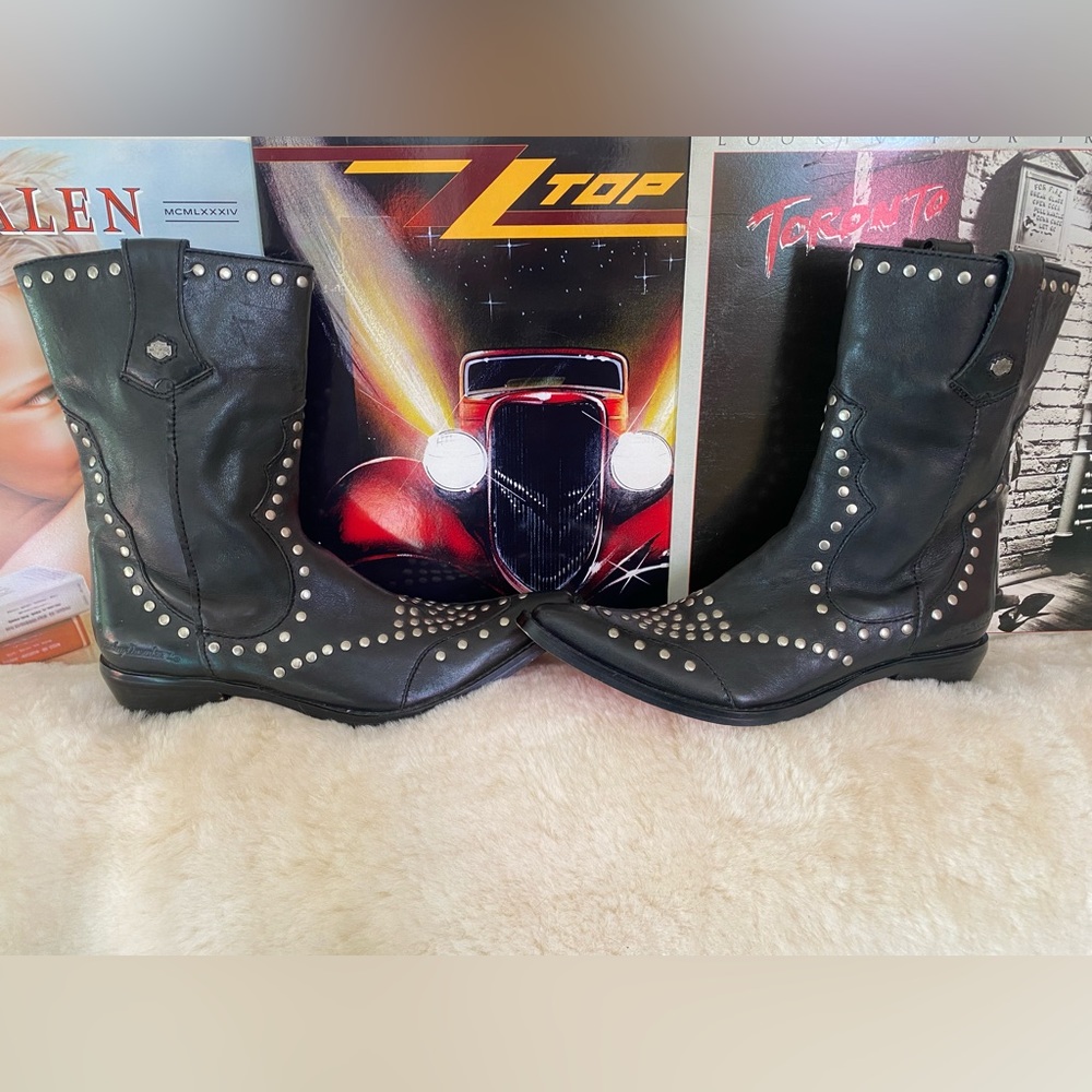 Vintage Harley Davidson boots. EUR size 37.5 fits US women’s size 7 - Picture 4 of 7